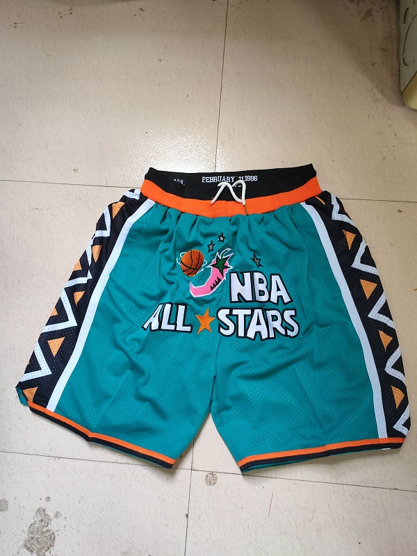 Men 2021 #96 all star Green Shorts